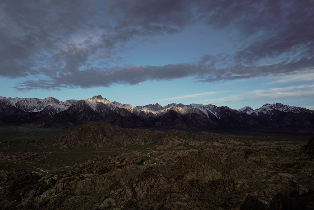 Alabama hills sunrise